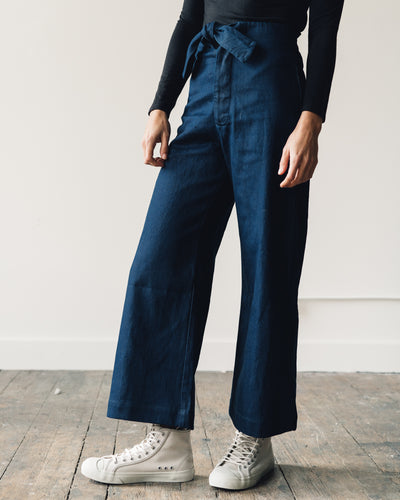 Micaela Greg Knotted Sailor Pant, Denim