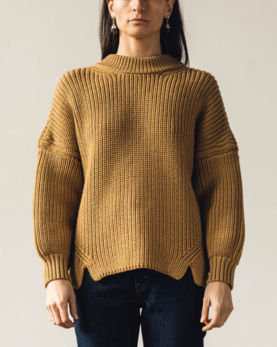 Micaela Greg Notched Hem Sweater