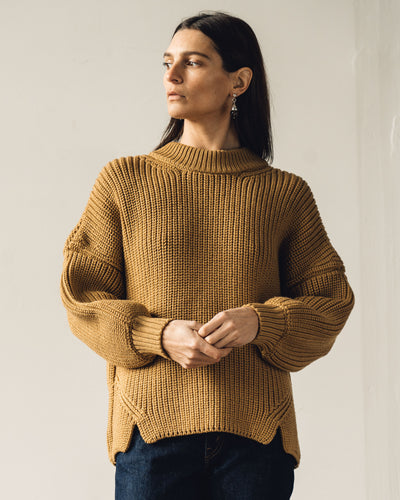 Micaela Greg Notched Hem Sweater