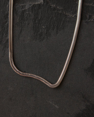 Mirta Bold Curve Necklace, Sterling Silver