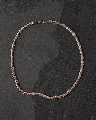 Mirta Bold Curve Necklace, Sterling Silver