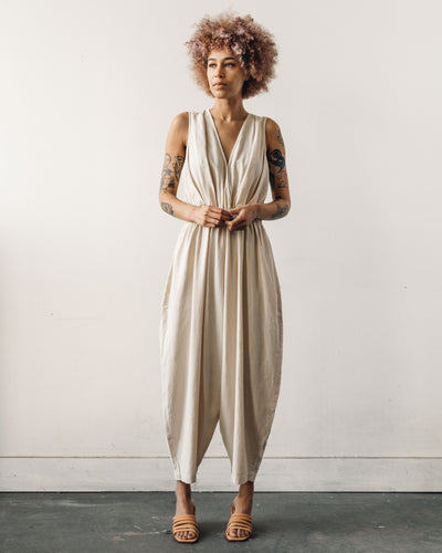 Mónica Cordera Linen Jumpsuit, Sand