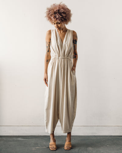 Cordera Linen Jumpsuit, Sand