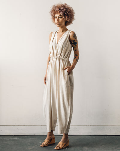 Mónica Cordera Linen Jumpsuit, Sand