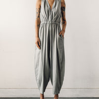 Mónica Cordera Linen Jumpsuit, Silver Blue