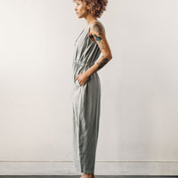 Cordera Linen Jumpsuit, Silver Blue