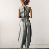 Cordera Linen Jumpsuit, Silver Blue