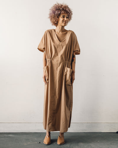 Mónica Cordera Maxi Cotton Dress, Nougat