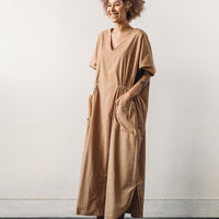 Mónica Cordera Maxi Cotton Dress, Nougat