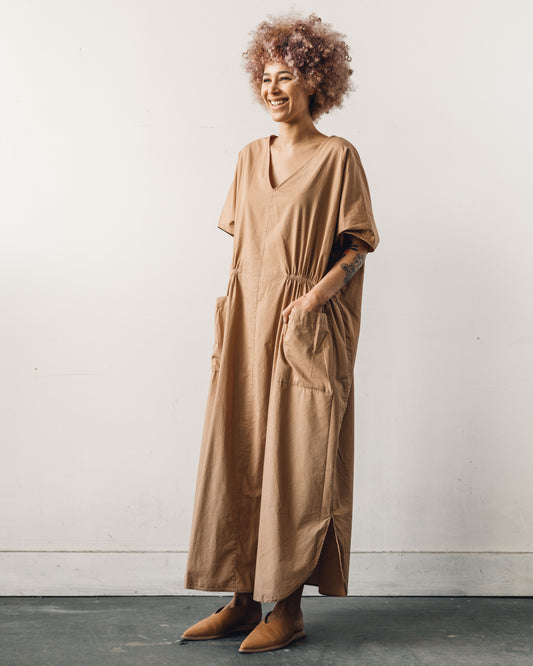 Mónica Cordera Maxi Cotton Dress, Nougat