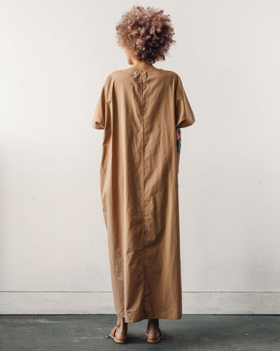 Cordera Maxi Cotton Dress, Nougat