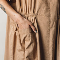 Mónica Cordera Maxi Cotton Dress, Nougat