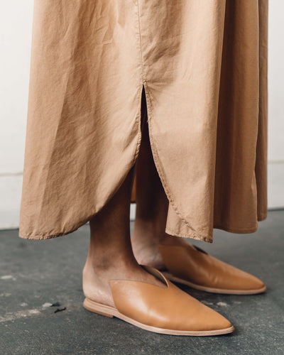 Cordera Maxi Cotton Dress, Nougat