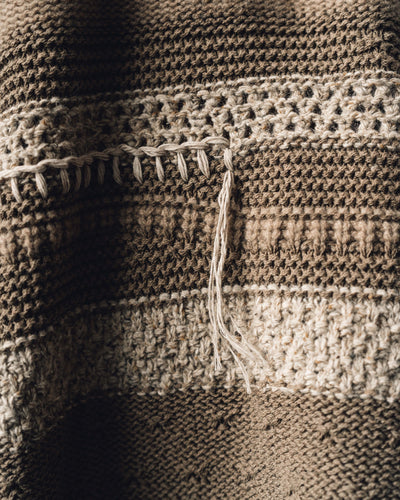 Mónica Cordera Natural Patched Sweater, Taupe