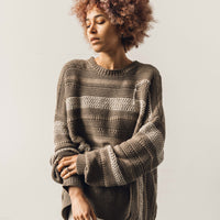 Mónica Cordera Natural Patched Sweater, Taupe