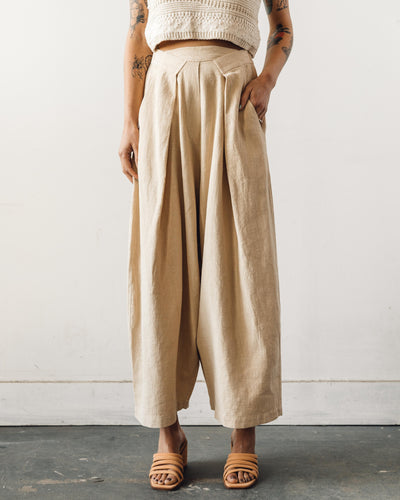 Cordera Pleat Front Pants, Wheat