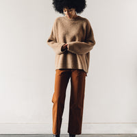 Cordera Shearling Sweater, Camel