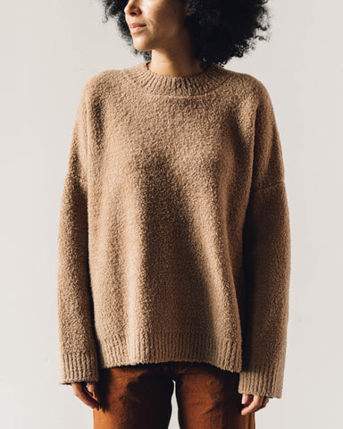 Cordera Shearling Sweater, Camel