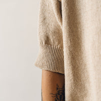 Cordera Cotton Sweater, Straw