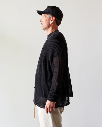 O-Project Bomber Cardigan, Black