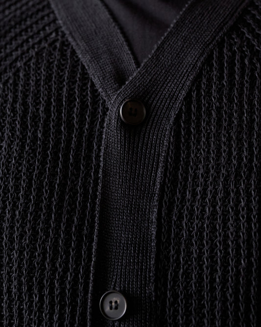 O-Project Bomber Cardigan, Black