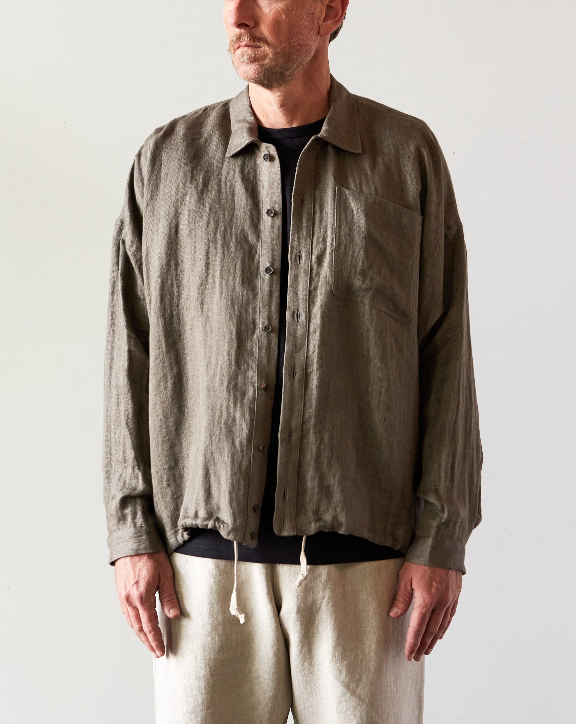 O project BOMBER SHIRTS -navy-