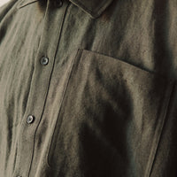 O-Project Bomber Shirt, Olive Green