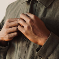 O-Project Bomber Shirt, Olive Green