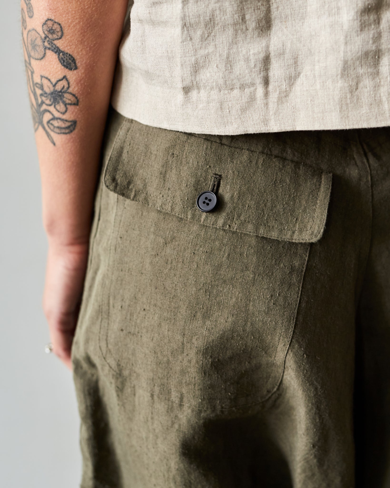 O-Project Chino Trousers, Dark Olive
