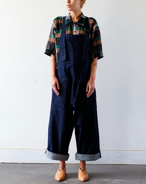 O-Project Dungaree, Denim | Glasswing