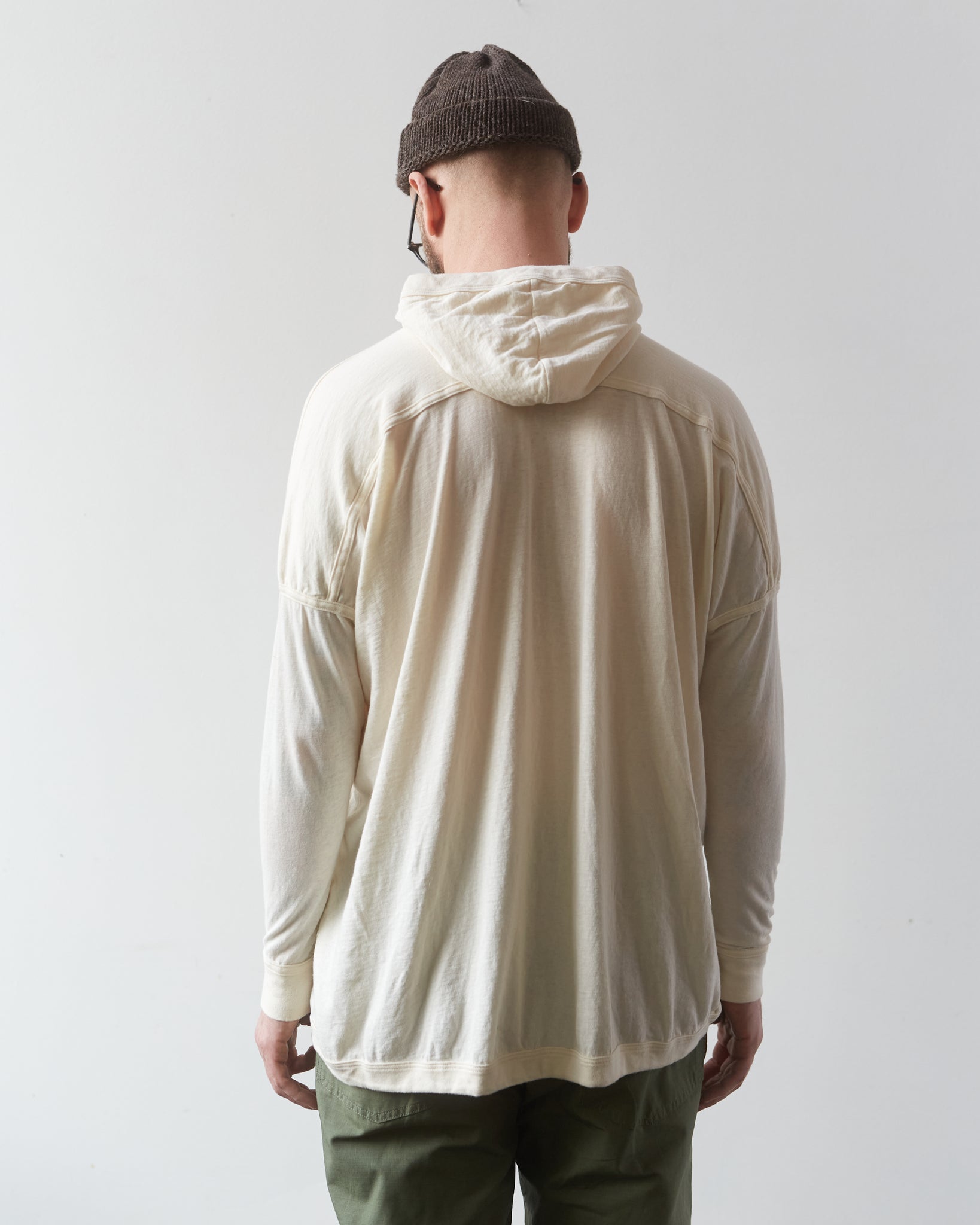 O-Project Hooded LS Tee, Kinari