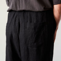 O-Project Jogging Trousers, Black Herringbone