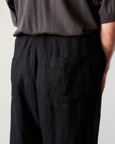 O-Project Jogging Trousers, Black Herringbone