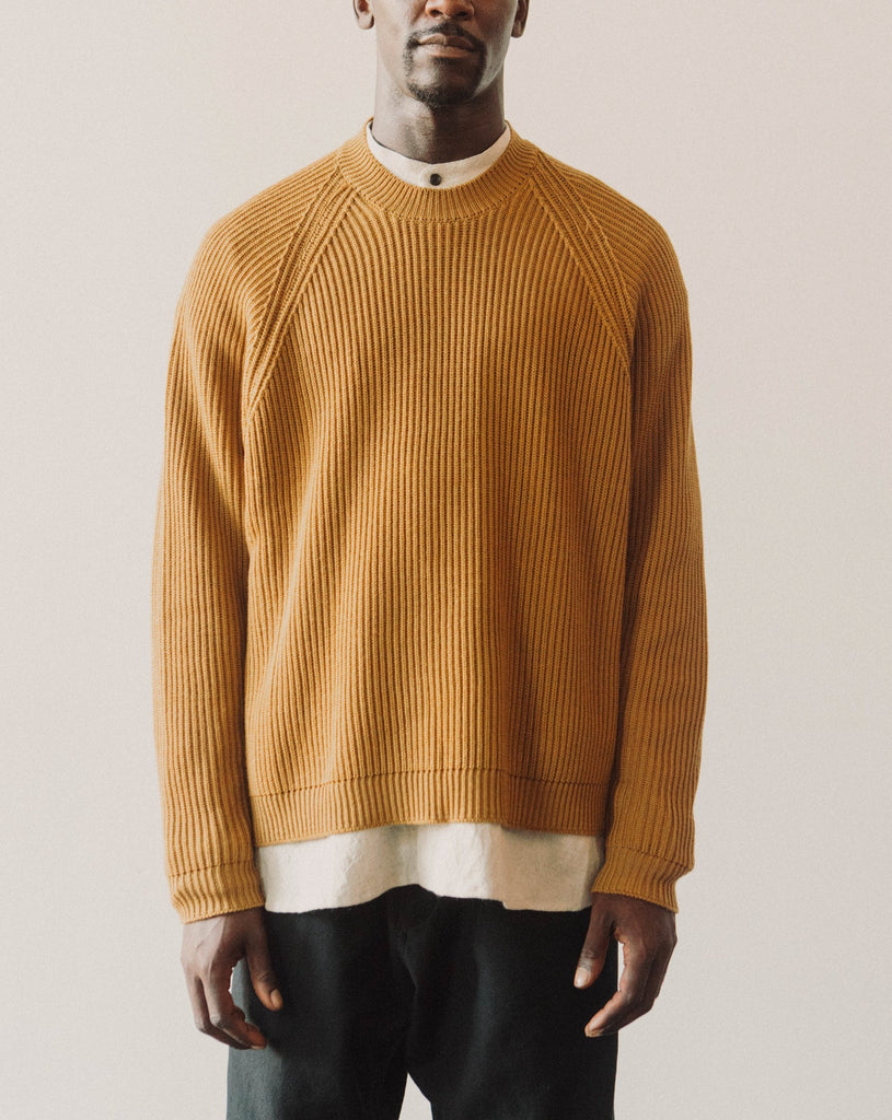 Mustard crew neck clearance sweater