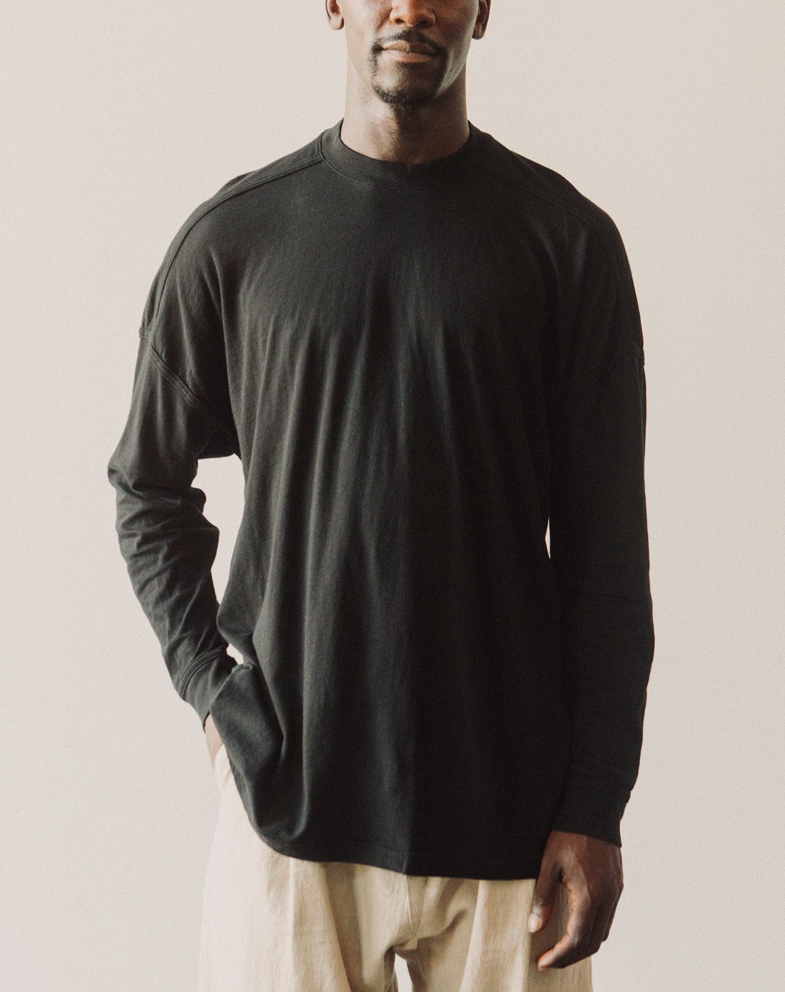 O-Project Long Sleeve | Black Glasswing Tee