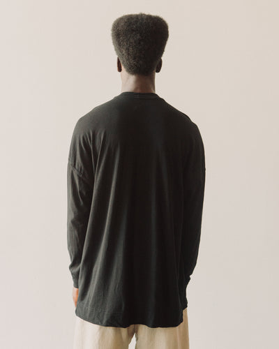 O-Project Long Sleeve Tee, Black