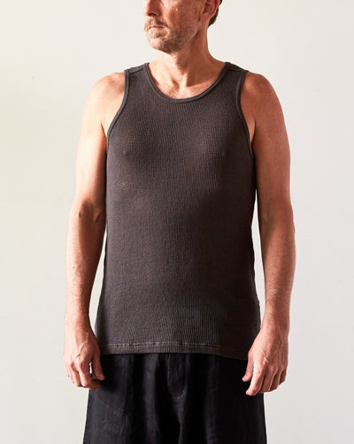 O-Project Mesh Tank Top, Black