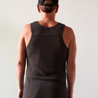 O-Project Mesh Tank Top, Black