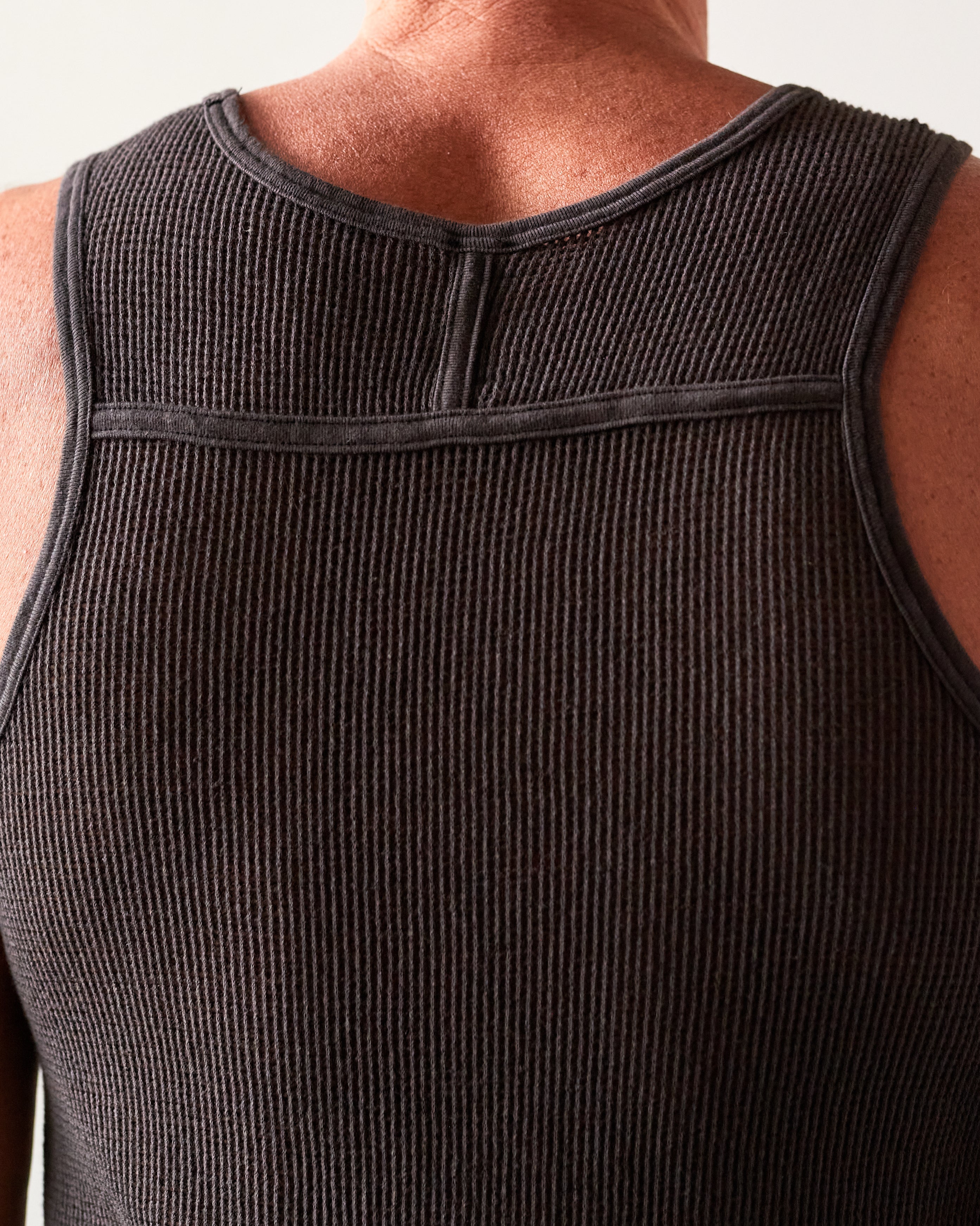 O-Project Mesh Tank Top, Black – Glasswing