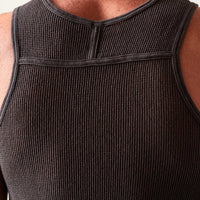 O-Project Mesh Tank Top, Black