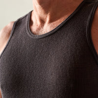 O-Project Mesh Tank Top, Black