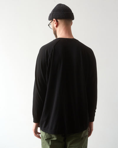 O-Project Oversized LS Tee, Black