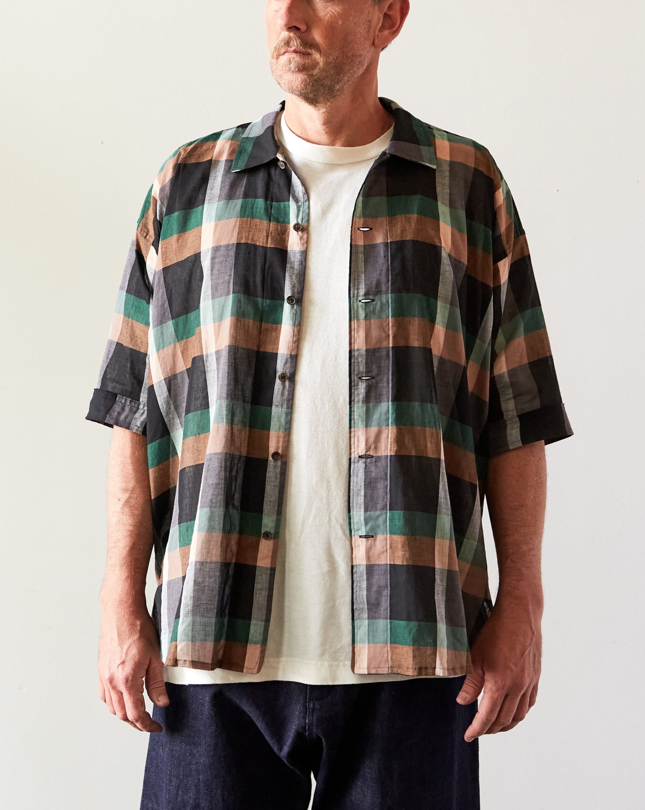 O-Project SS Shirt Unisex, Check | Glasswing