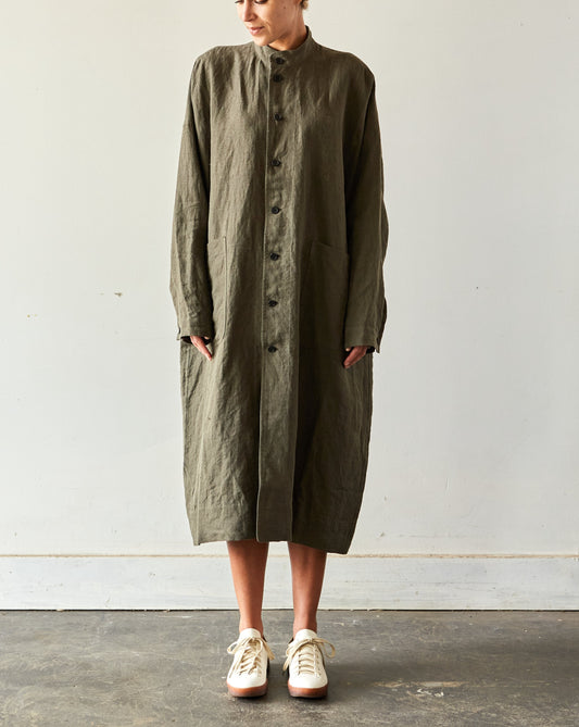 O-Project Shirt Coat, Dark Olive