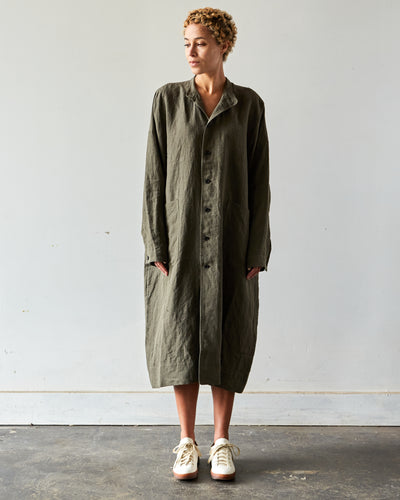 O-Project Shirt Coat, Dark Olive