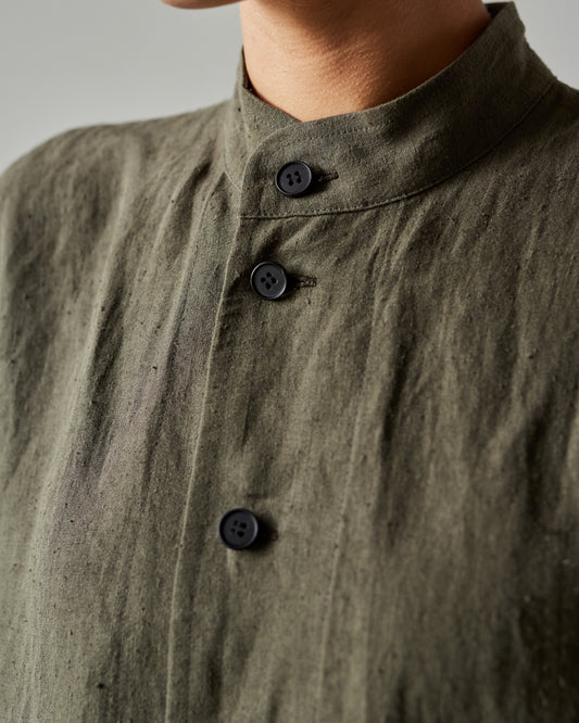 O-Project Shirt Coat, Dark Olive