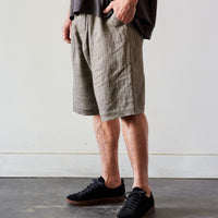 O-Project Short, Grey Herringbone