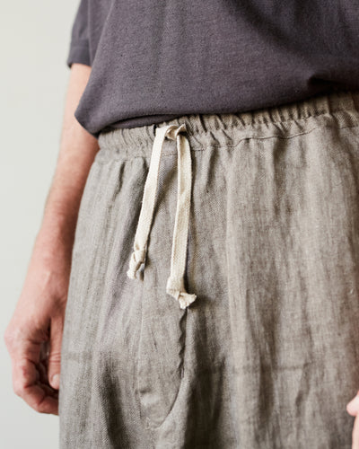 O-Project Short, Grey Herringbone