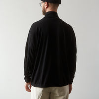 O-Project Turtle Neck LS Tee, Black