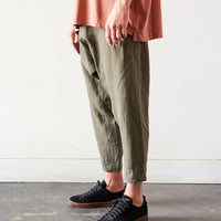 O-Project Unisex Chino Trousers, Dark Olive